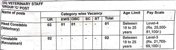 BSF Recruitment 2024 Group B and C Posts apply now