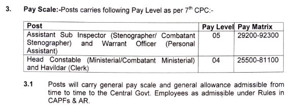 Head Constable Ministerial And ASI Stenographer 2024