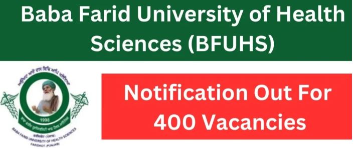 BFUHS Medical Officer Recruitment 2024 Apply Now