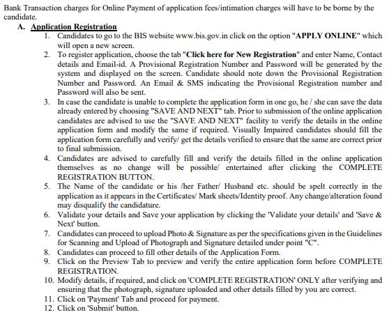 BIS Recruitment 2024 Notification Out For 345 Post BIS Recruitment 2024 Notification
