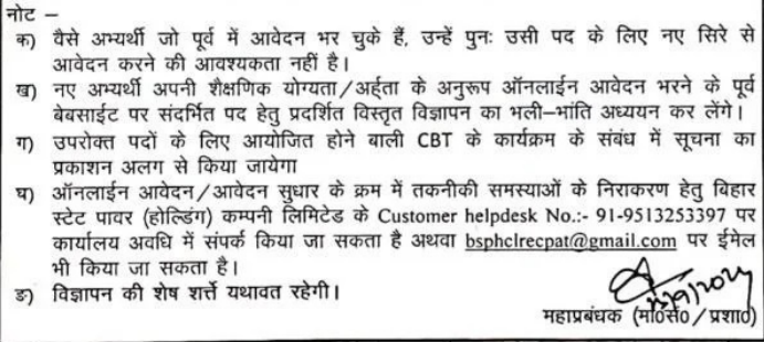 BSPHCL Vacancy 2024 Details