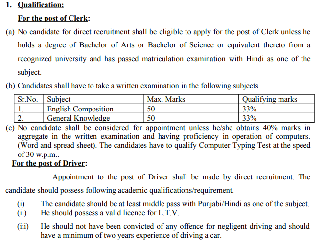Rohtak court clerk recruitment 2024 notification
