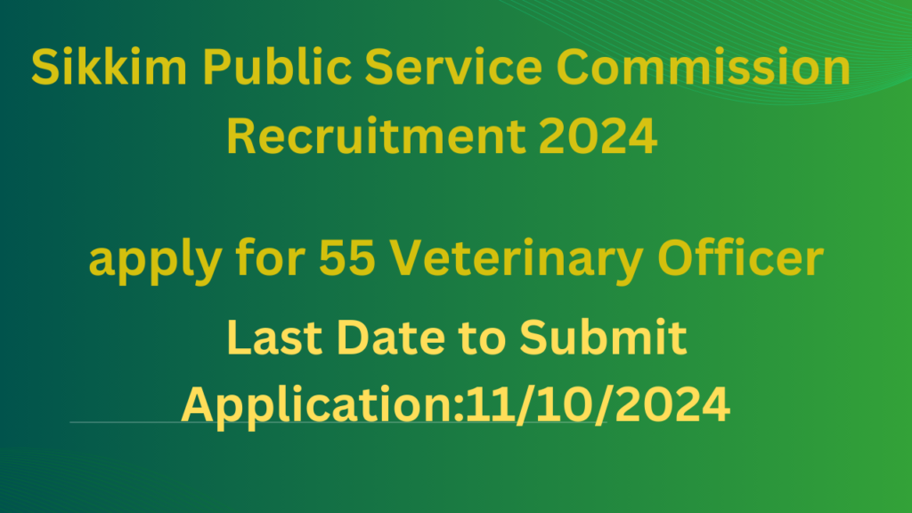 Spsc veterinary officer recruitment 2024 apply now