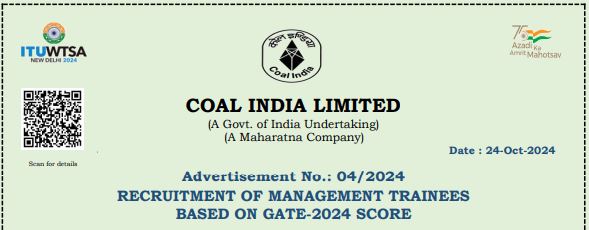 Coal India Mt Recruitment 2024 Apply Now Online