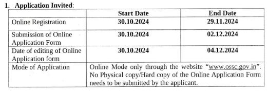 osssc teacher recruitment 2024 apply now online